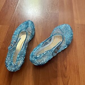 Elsa blue princess shoes size 30 approx size 11